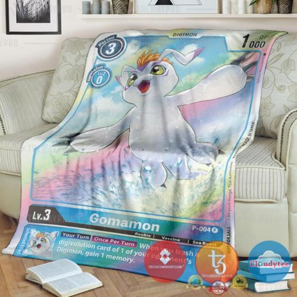 Pokemon Digimon Gomamon Soft Blanket Pokemon Digimon Gomamon Soft Blanket