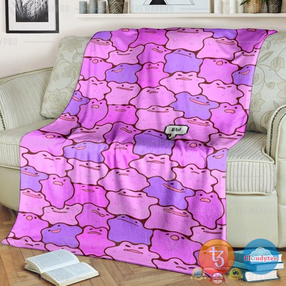 Pokemon Ditto Blanket Pokemon Ditto Blanket