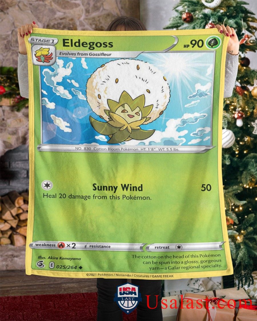 Pokemon Eldegoss Fusion Strike Blanket Pokemon Eldegoss Fusion Strike Blanket