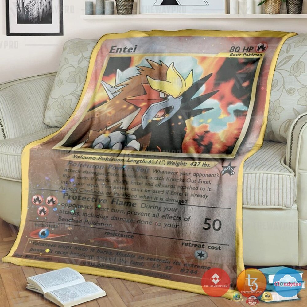 Pokemon Entei Blanket Pokemon Entei Blanket