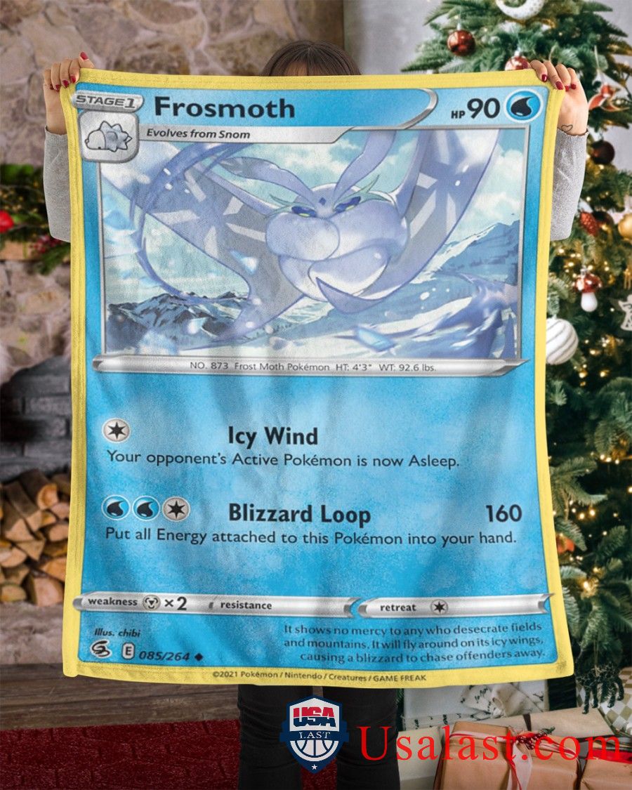 Pokemon Frosmoth Fusion Strike Blanket Pokemon Frosmoth Fusion Strike Blanket