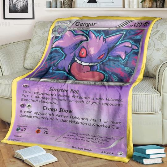 Pokemon Gengar Generations Blanket Pokemon Gengar Generations Blanket