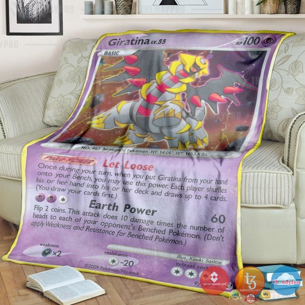 Pokemon Giratina Platinum Blanket Pokemon Giratina Platinum Blanket