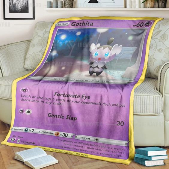 Pokemon Gothita Soft Blanket Pokemon Gothita Soft Blanket