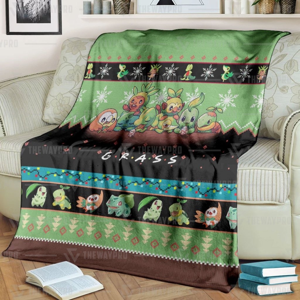 Pokemon Grass Blanket 2 Pokemon Grass Blanket 2