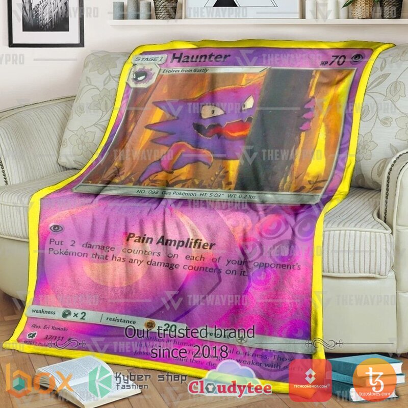 Pokemon Haunter Sun Moon Crimson Invasion Blanket Pokemon Haunter Sun Moon Crimson Invasion Blanket