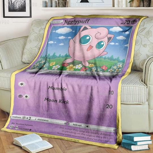 Pokemon Jigglypuff Common Soft Blanket Pokemon Jigglypuff Common Soft Blanket