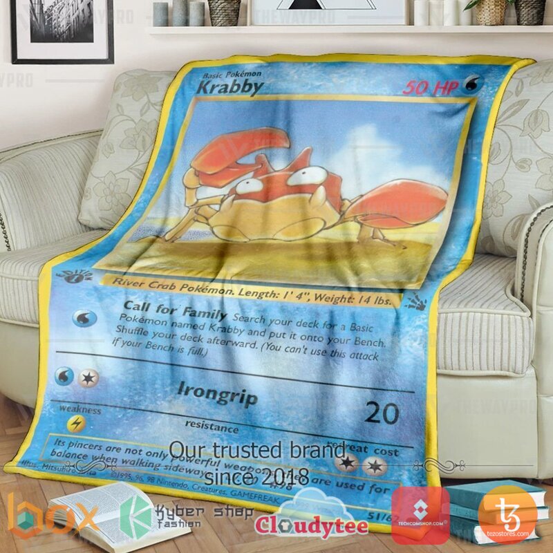Pokemon Krabby Blanket 2 Pokemon Krabby Blanket 2