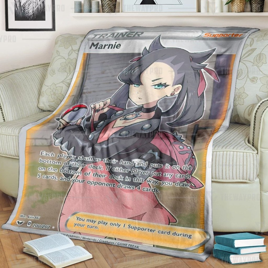 Pokemon Marnie Trainer Blanket Pokemon Marnie Trainer Blanket
