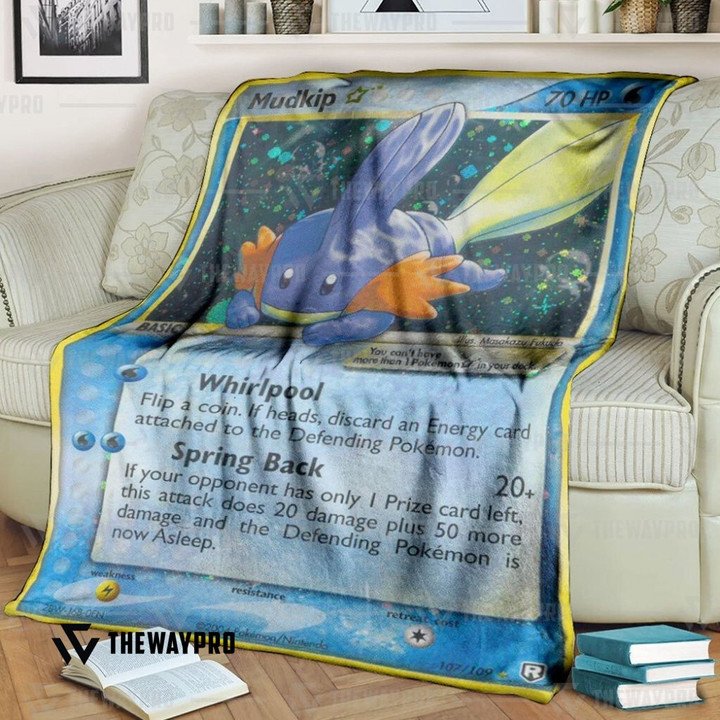 Pokemon Mudkip Tr Holo Bedding Set And Quilt Blanket Pokemon Mudkip Tr Holo Bedding Set And Quilt Blanket