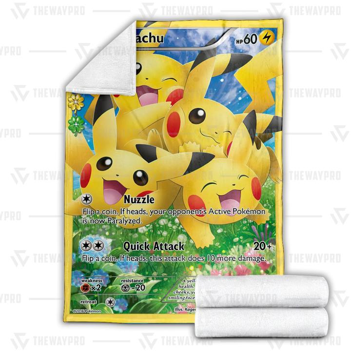 Pokemon Pikachu Generations Blanket Pokemon Pikachu Generations Blanket