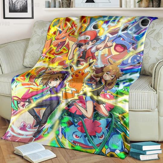 Pokemon Pure Gen 1 Soft Blanket Pokemon Pure Gen 1 Soft Blanket