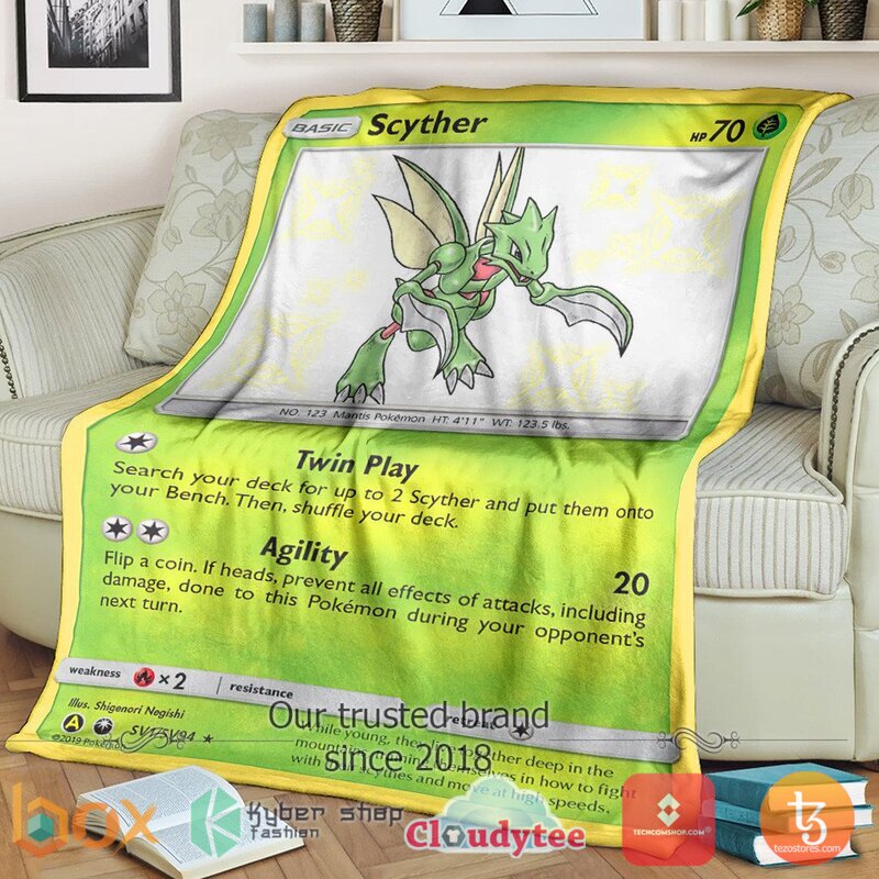 Pokemon Scyther Celestial Storm Blanket 2 Pokemon Scyther Celestial Storm Blanket 2