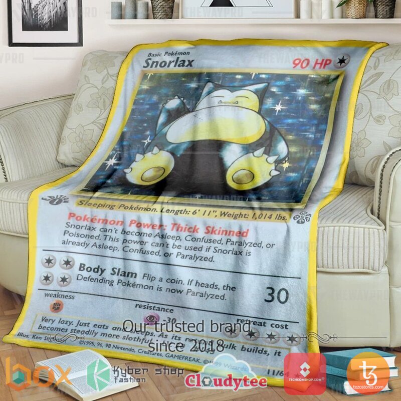 Pokemon Snorlax Blanket 4 Pokemon Snorlax Blanket 4
