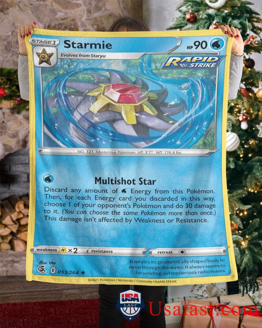 Pokemon Starmie Rapid Strike Blanket Pokemon Starmie Rapid Strike Blanket