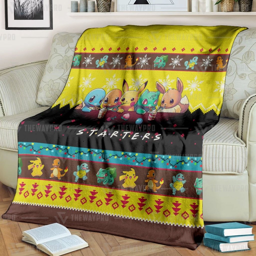 Pokemon Starters Blanket Pokemon Starters Blanket