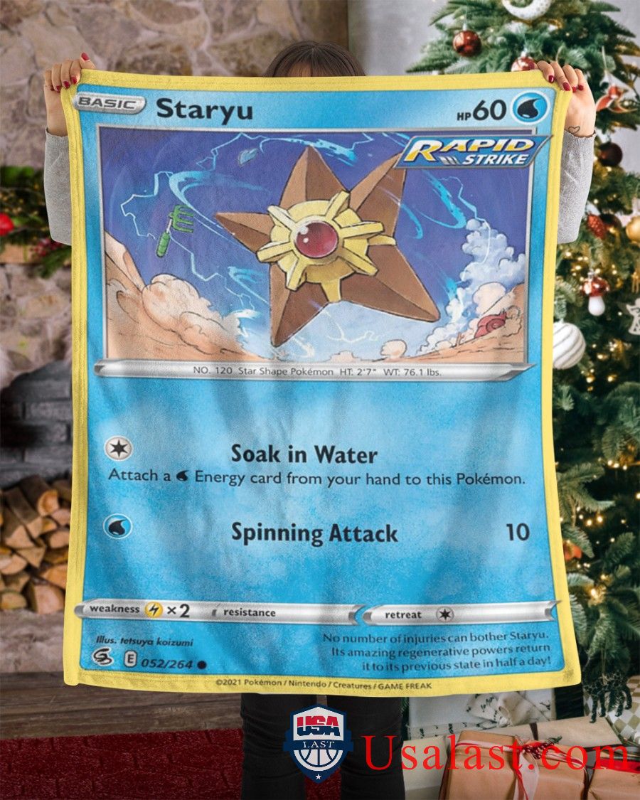 Pokemon Staryu Rapid Strike Blanket Pokemon Staryu Rapid Strike Blanket