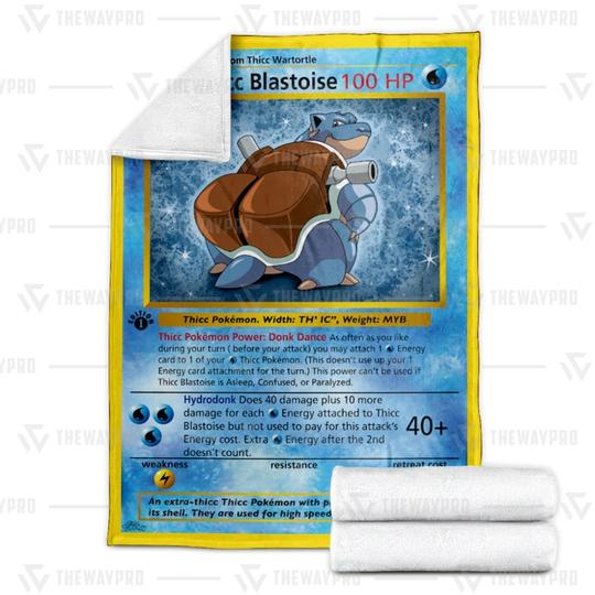 Pokemon Thicc Blastoise Blanket Rug Tumbler Pokemon Thicc Blastoise Blanket Rug Tumbler