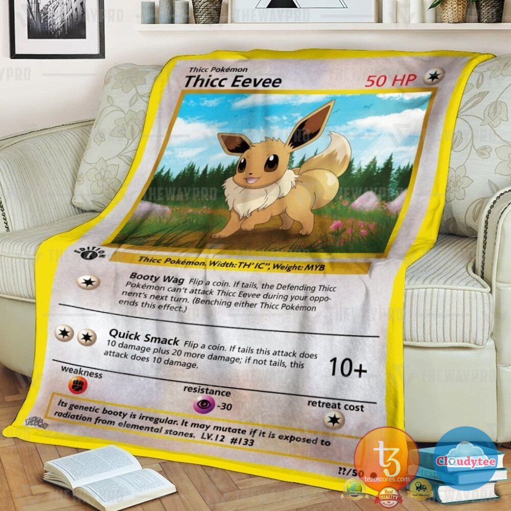 Pokemon Thicc Eevee Blanket 3 Pokemon Thicc Eevee Blanket 3