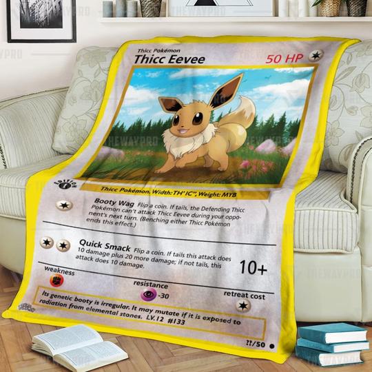 Pokemon Thicc Eevee Blanket Pokemon Thicc Eevee Blanket