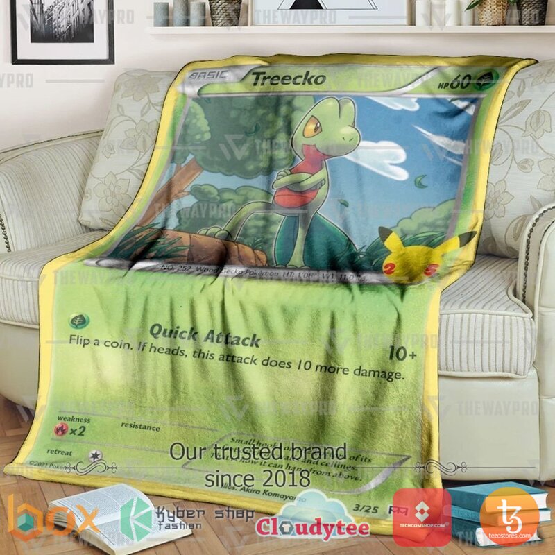 Pokemon Treecko Blanket 3 Pokemon Treecko Blanket 3
