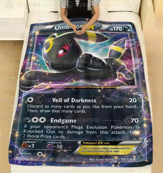 Pokemon Umbreon Ex Blanket Rug Tumbler Pokemon Umbreon Ex Blanket Rug Tumbler