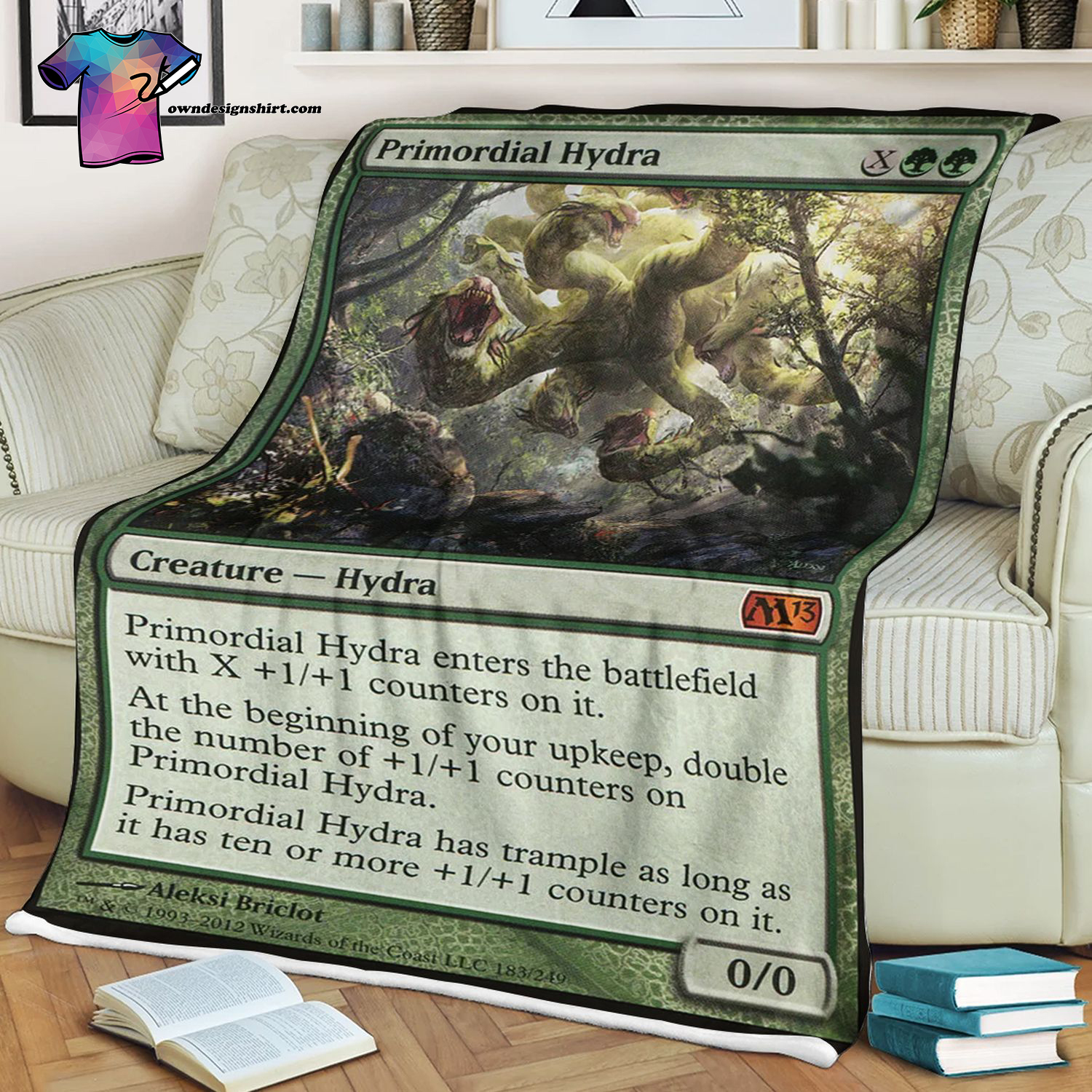 Primordial Hydra Game Magic The Gathering Blanket Primordial Hydra Game Magic The Gathering Blanket