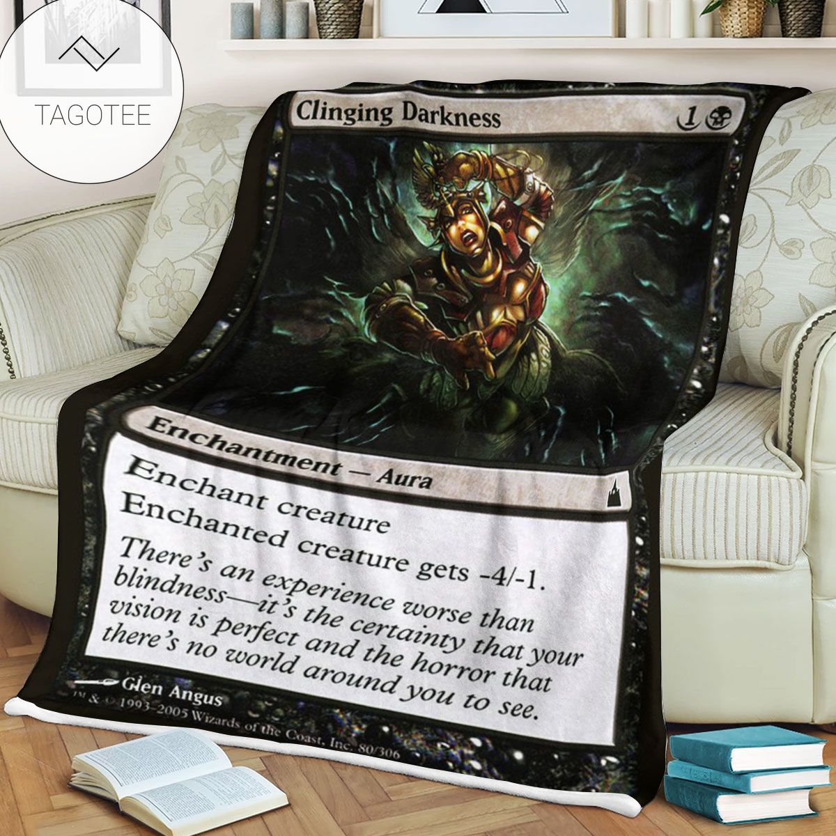 Ravnica City Of Guilds Rav 80 Clinging Darkness Mtg Blanket Tagotee Ravnica City Of Guilds Rav 80 Clinging Darkness Mtg Blanket Tagotee