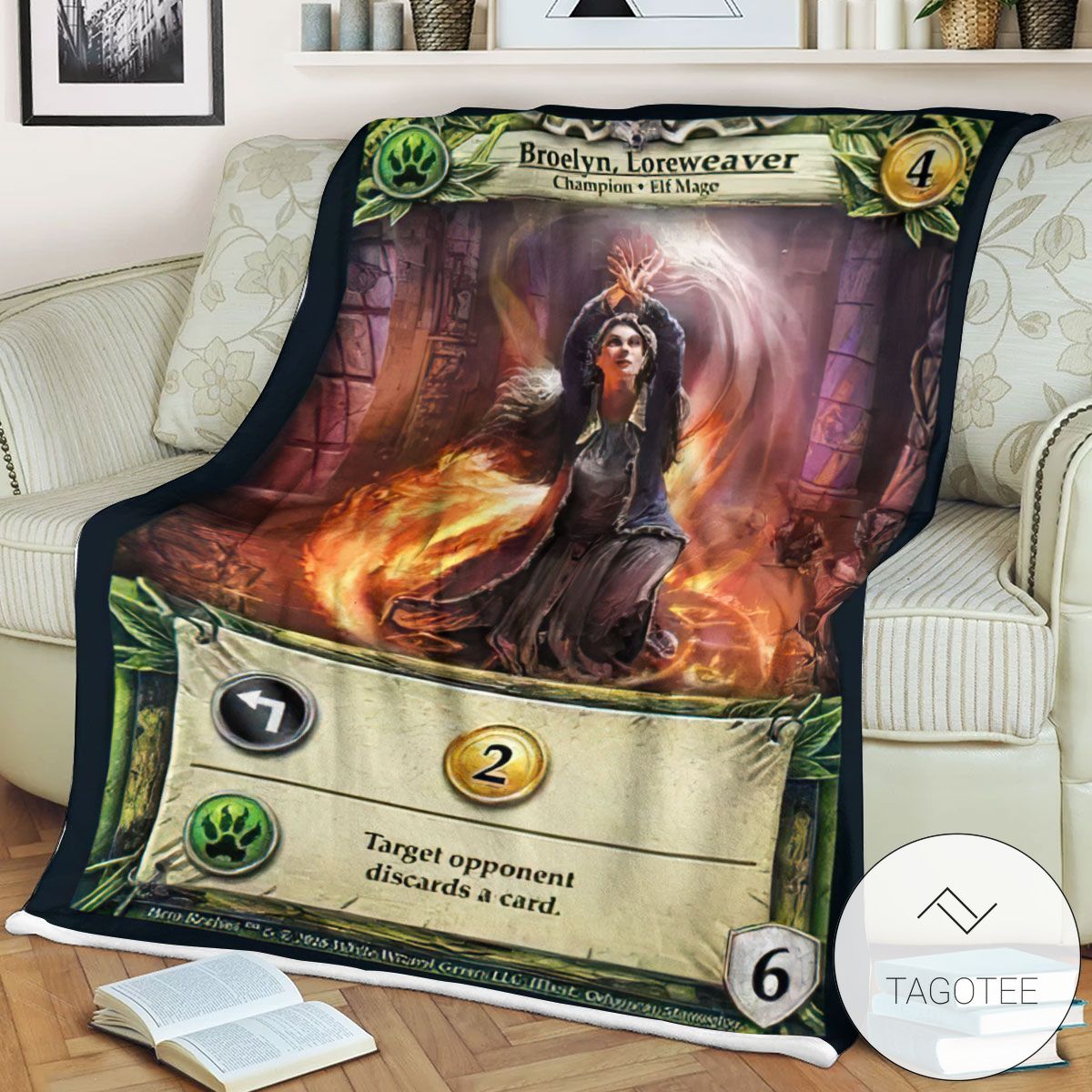 Realms Game Broelyn Loreweaver Soft Blanket Tagotee Realms Game Broelyn Loreweaver Soft Blanket Tagotee