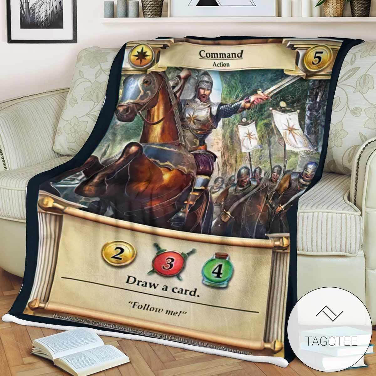 Realms Game Command Soft Blanket Tagotee Realms Game Command Soft Blanket Tagotee