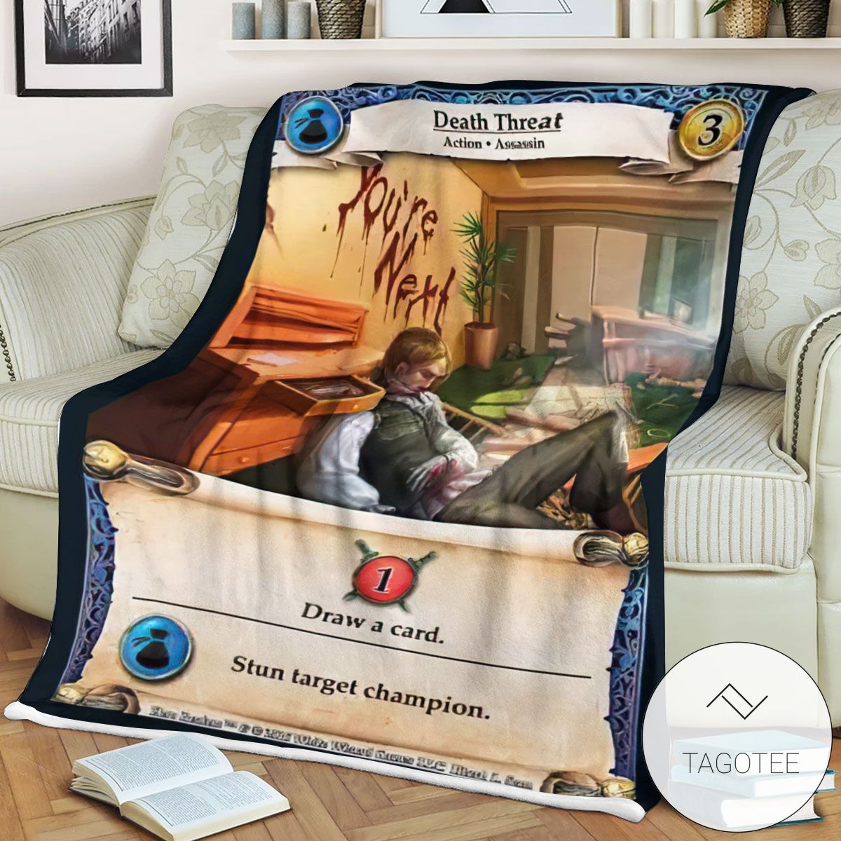Realms Game Death Threat Soft Blanket Realms Game Death Threat Soft Blanket