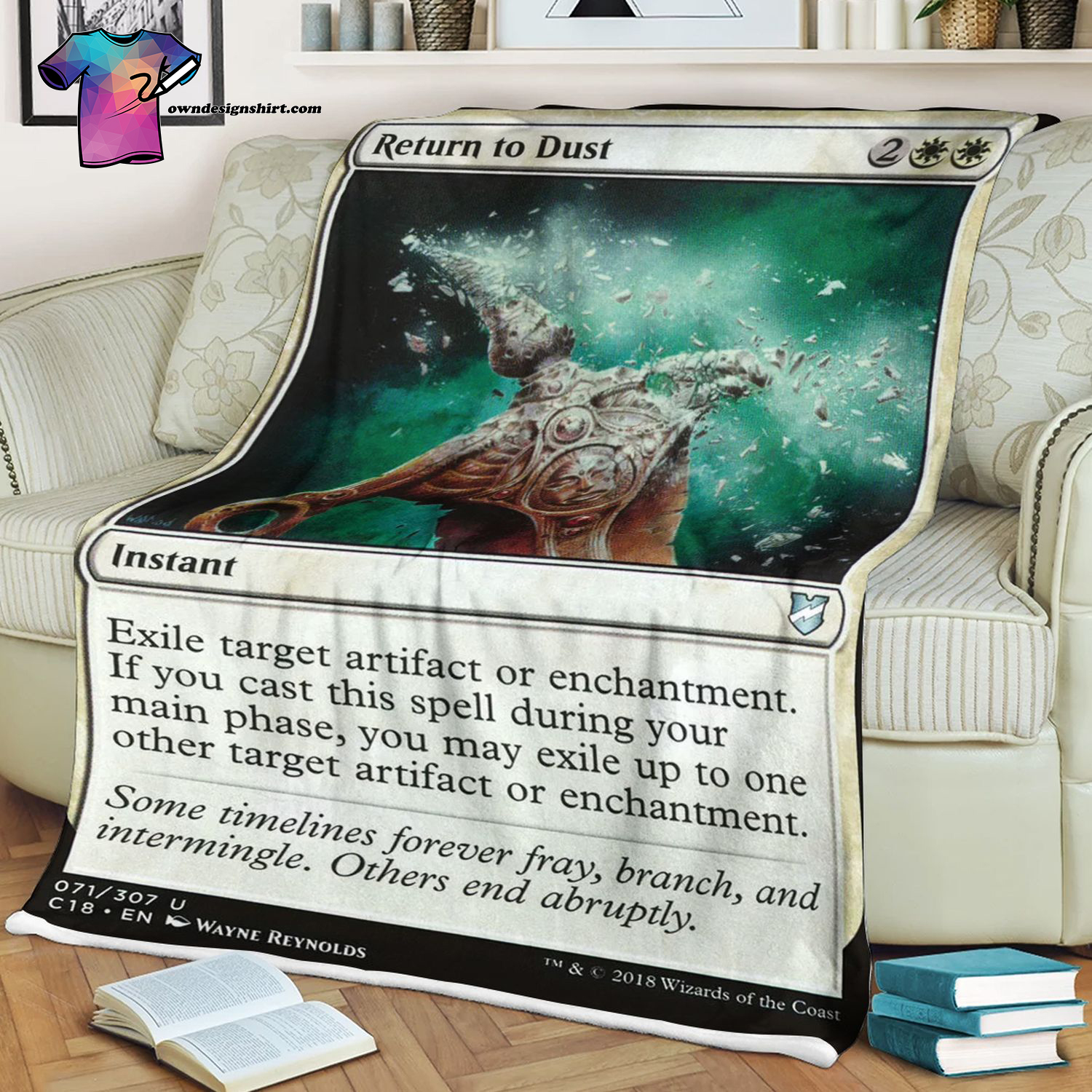 Return To Dust Game Magic The Gathering Blanket Return To Dust Game Magic The Gathering Blanket
