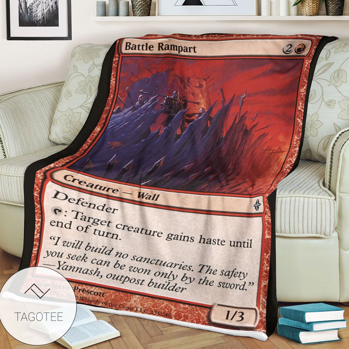 Roe 135 Battle Rampart Game Mtg Magic The Gathering Blanket Roe 135 Battle Rampart Game Mtg Magic The Gathering Blanket