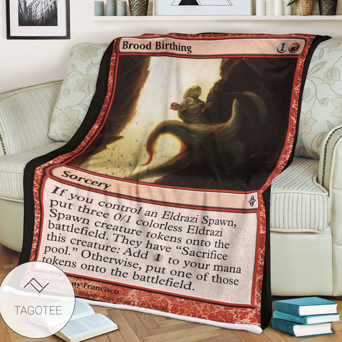 Roe 138 Brood Birthing Game Mtg Magic The Gathering Blanket Roe 138 Brood Birthing Game Mtg Magic The Gathering Blanket