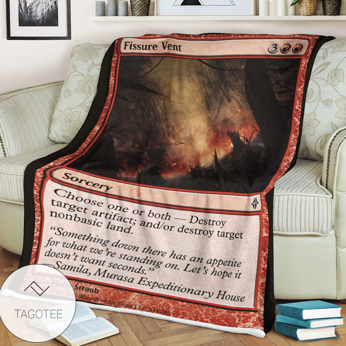 Roe 144 Fissure Vent Game Mtg Magic The Gathering Blanket Roe 144 Fissure Vent Game Mtg Magic The Gathering Blanket