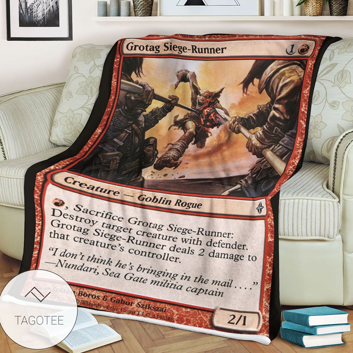 Roe 149 Grotag Siege Runner Game Mtg Magic The Gathering Blanket Tagotee Roe 149 Grotag Siege Runner Game Mtg Magic The Gathering Blanket Tagotee