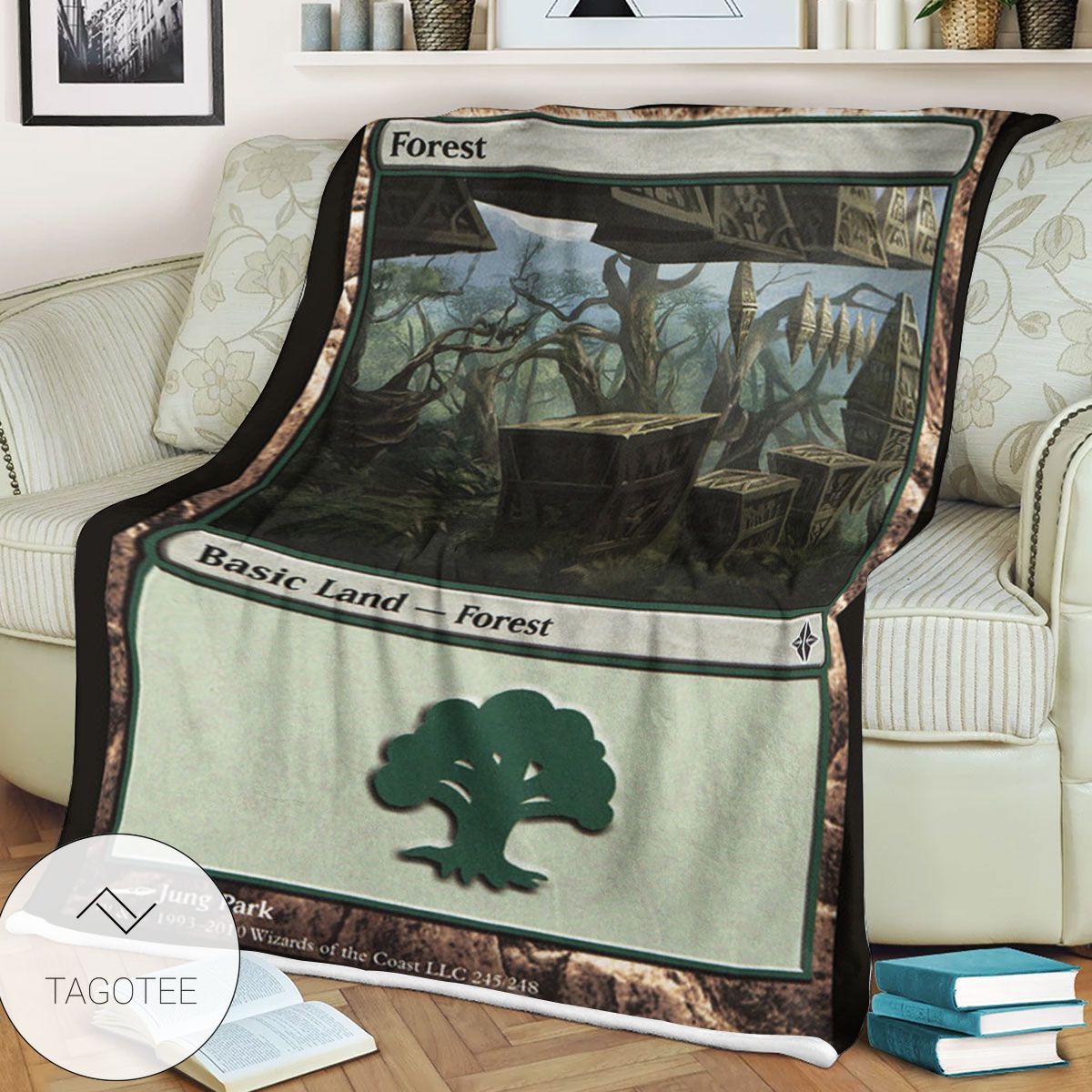 Roe 245 Forest Game Mtg Magic The Gathering Blanket Roe 245 Forest Game Mtg Magic The Gathering Blanket