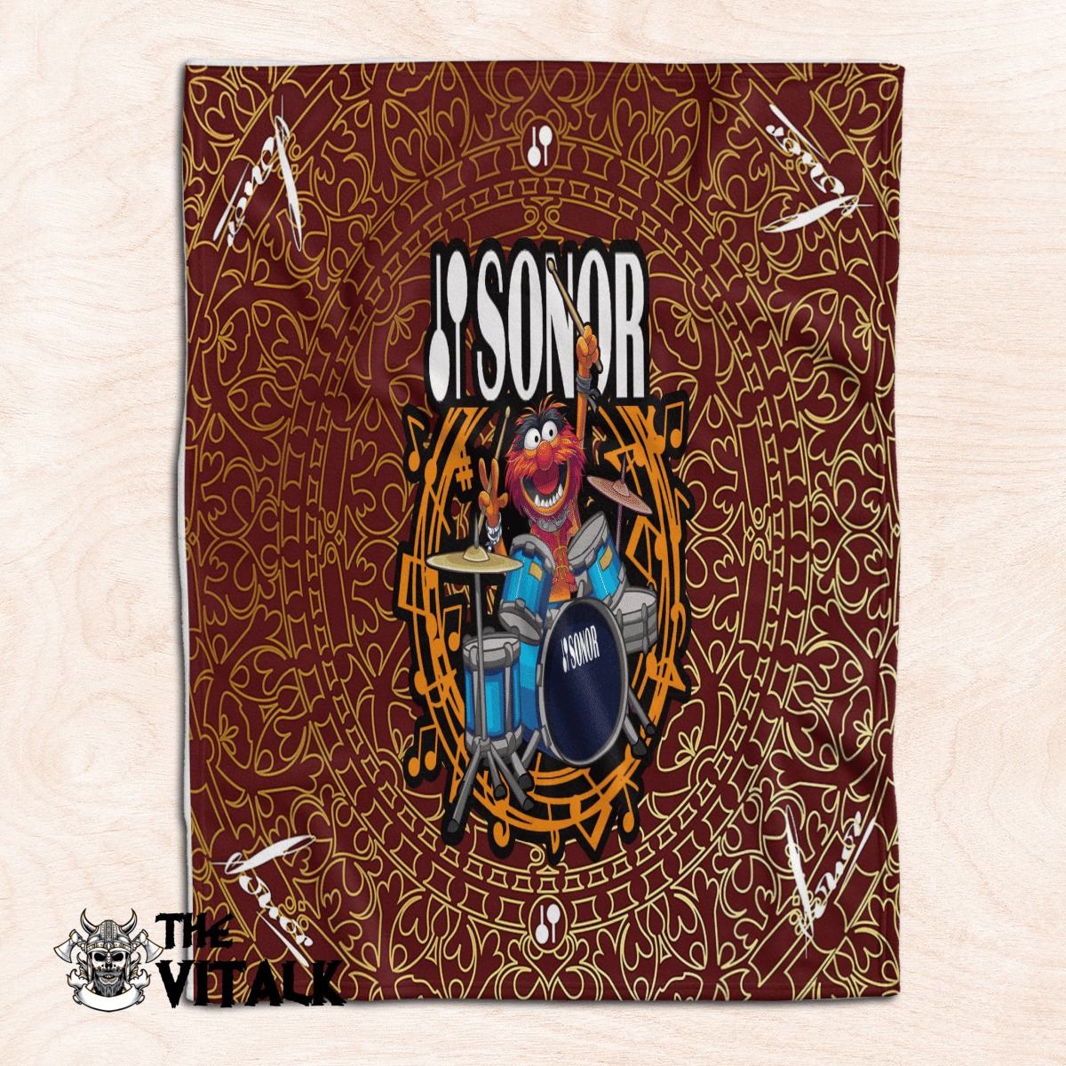 Sonor Drums Animal The Muppet Fleece Blanket 2 Sonor Drums Animal The Muppet Fleece Blanket 2