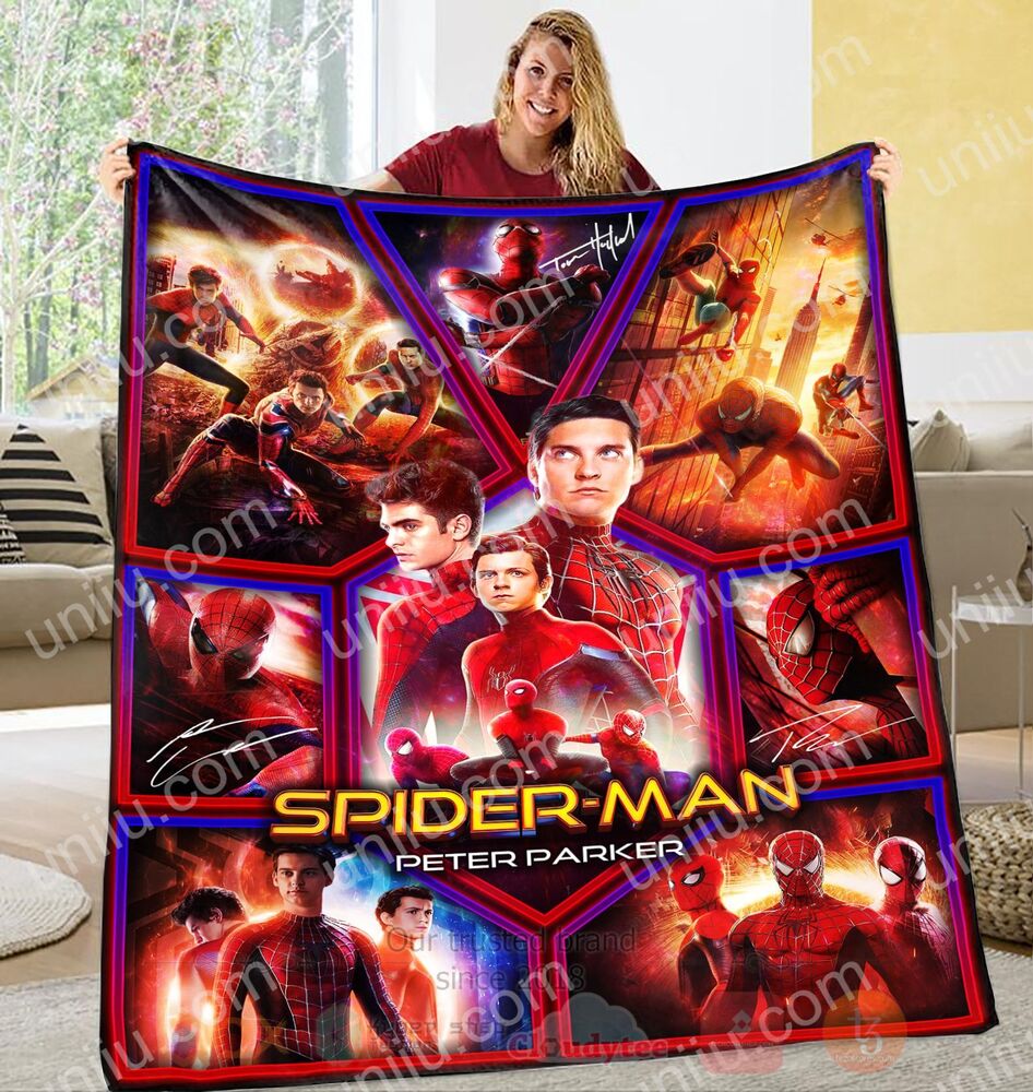 Spider Man Movies Peter Parker Blanket Spider Man Movies Peter Parker Blanket