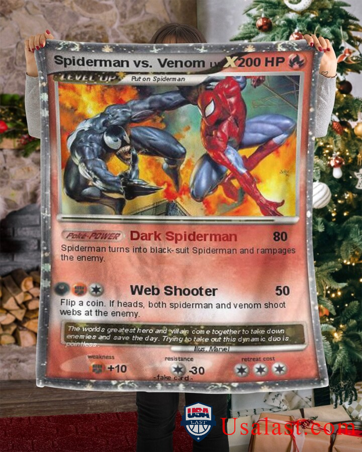 Spider Man Vs Venom Fleece Blanket Spider Man Vs Venom Fleece Blanket