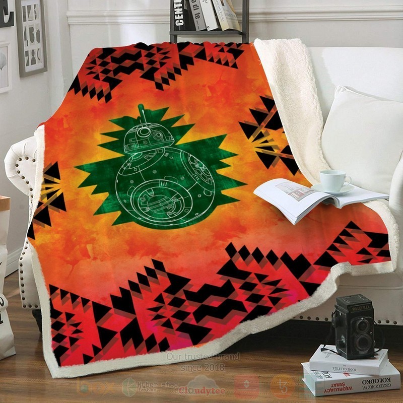 Star Wars Bb8 Custom Throw Blanket Star Wars Bb8 Custom Throw Blanket