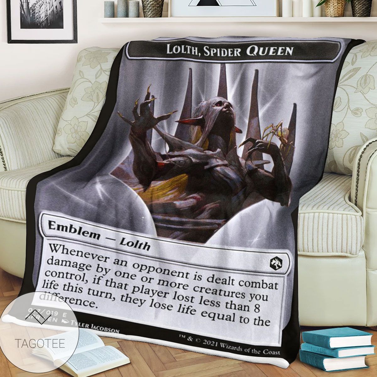 Tafr 17 Lolth Spider Queen Emblem Magic The Gathering Mtg Blanket Tafr 17 Lolth Spider Queen Emblem Magic The Gathering Mtg Blanket