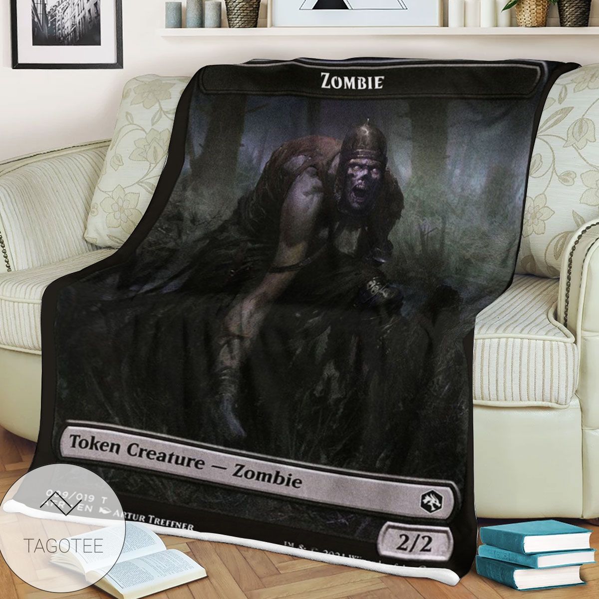 Tafr 9 Zombie Magic The Gathering Mtg Blanket Tafr 9 Zombie Magic The Gathering Mtg Blanket
