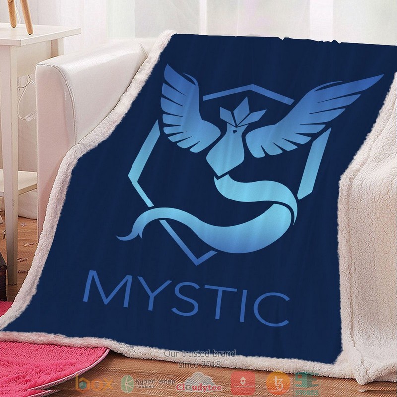 Team Mystic Throw Blanket Team Mystic Throw Blanket