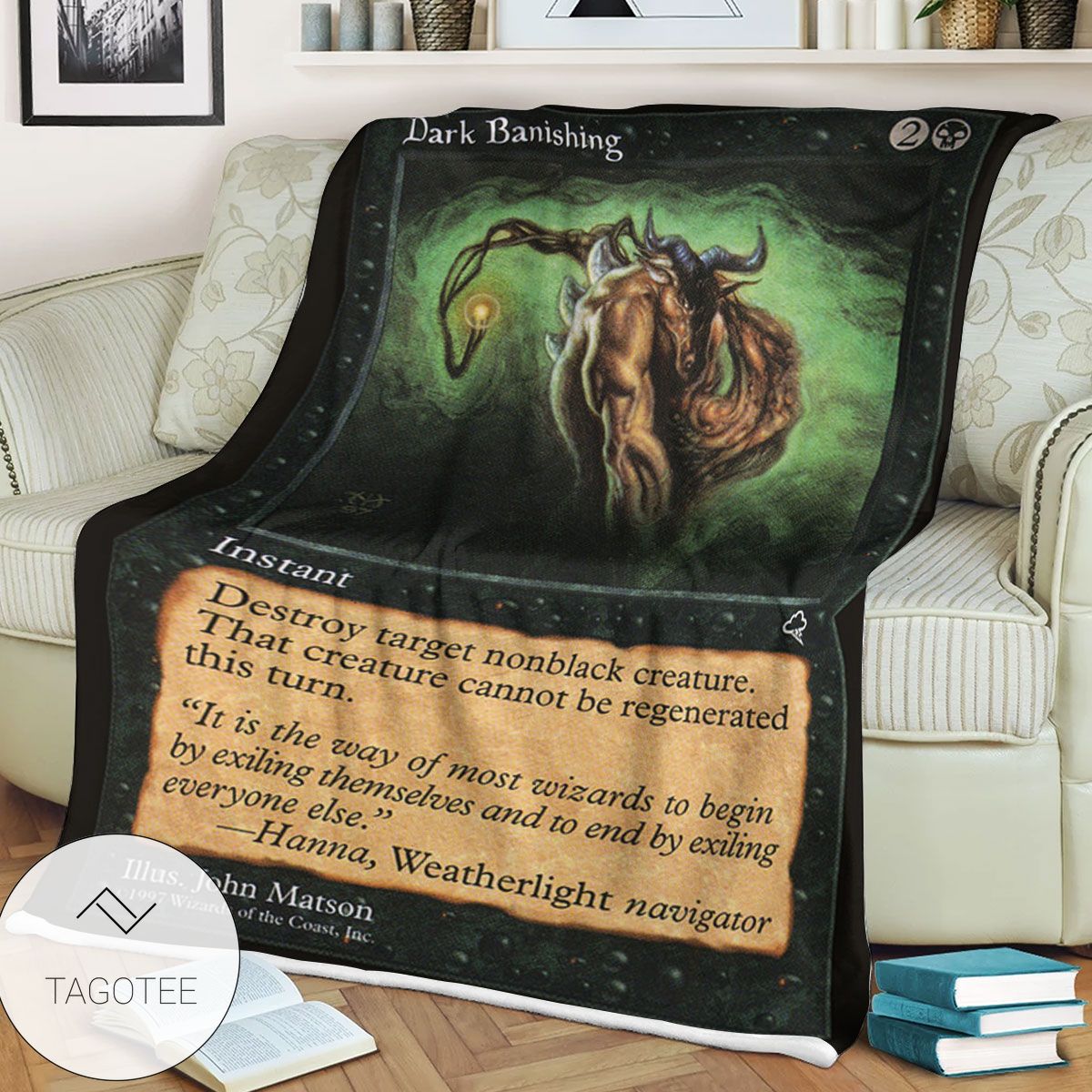 Tempest Tmp 117 Dark Banishing Mtg Blanket Tempest Tmp 117 Dark Banishing Mtg Blanket