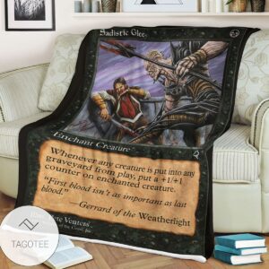 Tempest Tmp 153 Sadistic Glee Mtg Blanket
