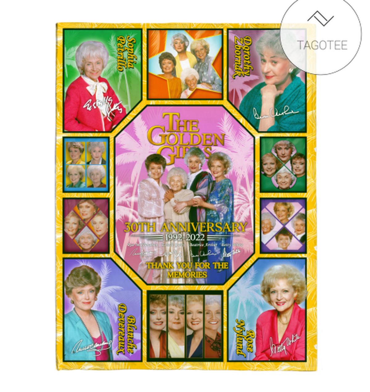 The Golden Girls 30Th Anniversary Blanket The Golden Girls 30Th Anniversary Blanket