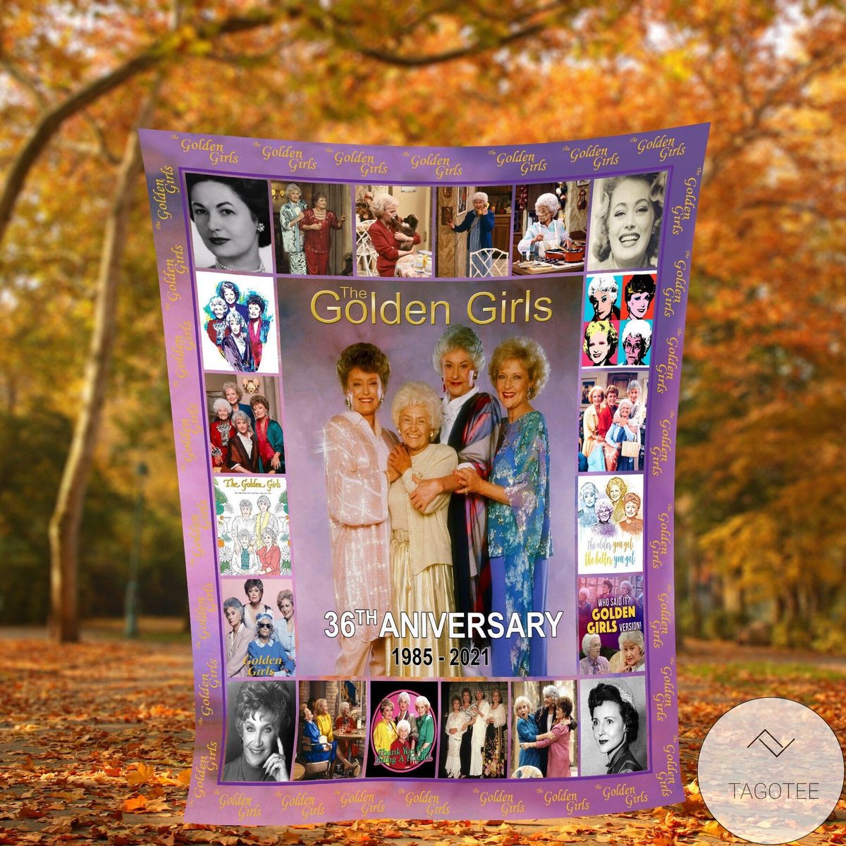 The Golden Girls Sitcom Movie 36Th Anniversary Blanket The Golden Girls Sitcom Movie 36Th Anniversary Blanket