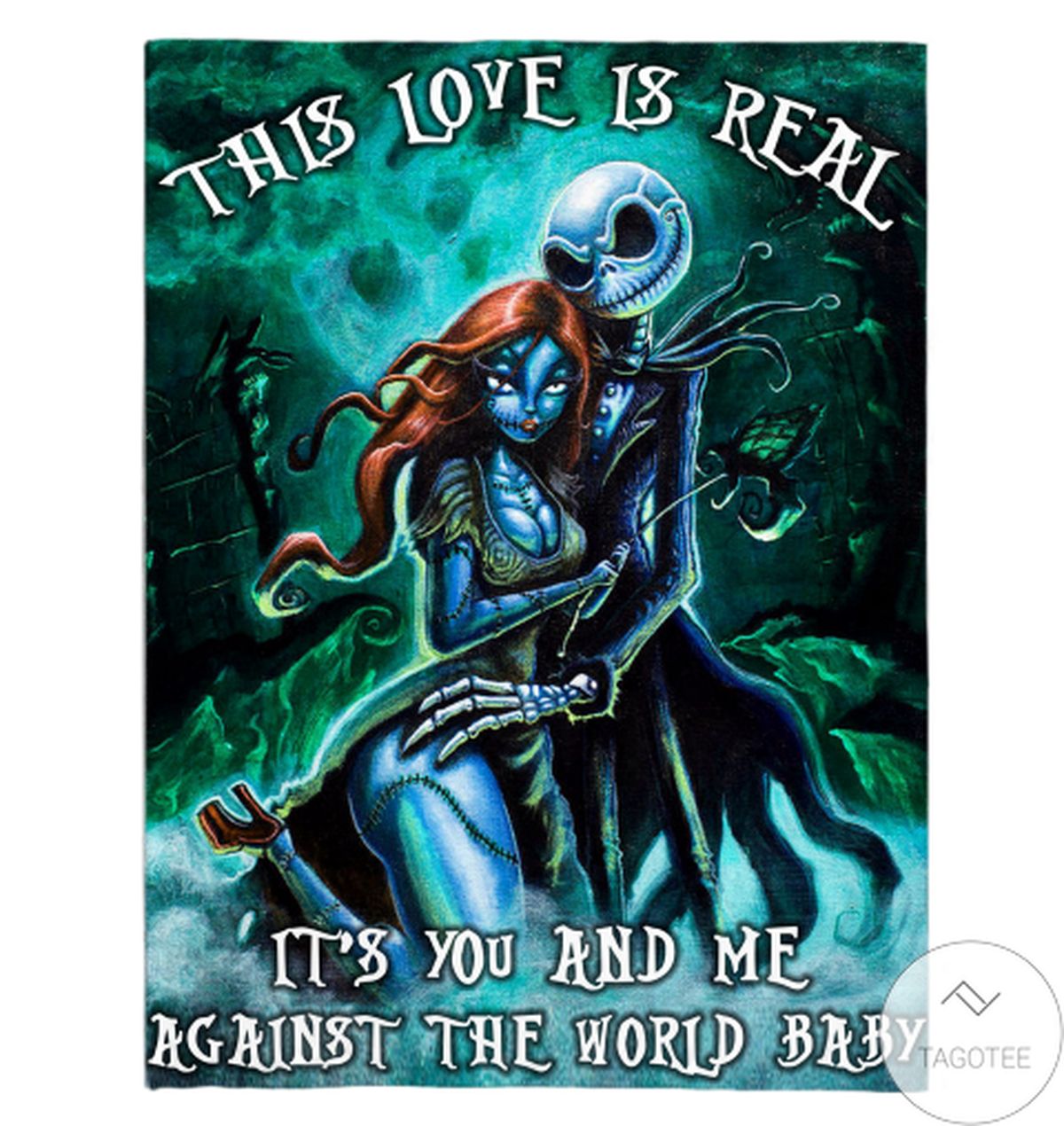 This Love Is Real Its You And Me Against The World Baby Blanket This Love Is Real Its You And Me Against The World Baby Blanket
