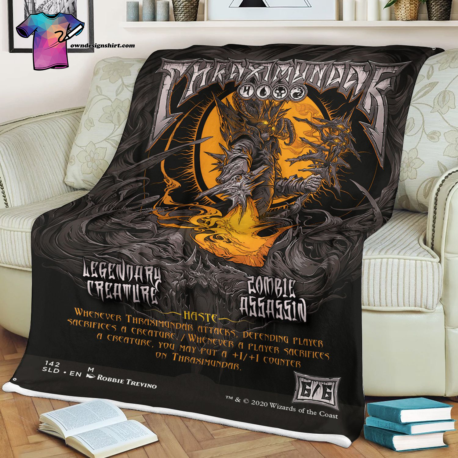Thraximundar Game Magic The Gathering Blanket Thraximundar Game Magic The Gathering Blanket